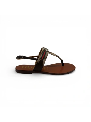 Gucci 691 Sandalet Logolu Kadın Ayakkabı