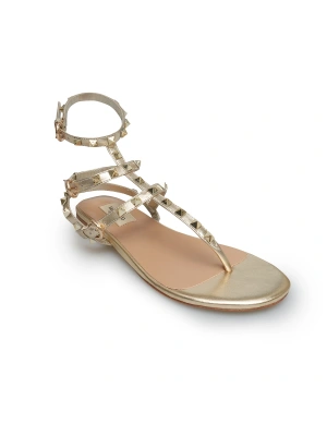 Vltn 710 Gold Sandalet Kadın Ayakkabı