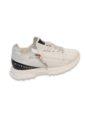 Givenchy 867 Beyaz Fermuarlı Erkek Ayakkabı
