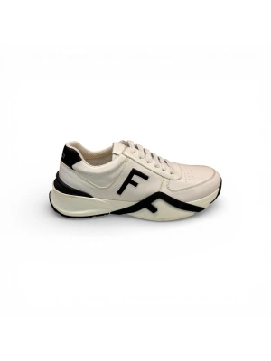 Fendi 923 Beyaz Siyah Erkek Ayakkabı