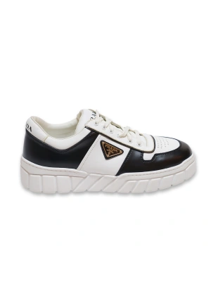 Prada 958 Siyah Beyaz Erkek Ayakkabı