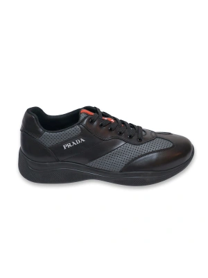 Prada 960 Gri Siyah Erkek Ayakkabı