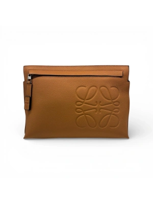 Loewe 1076 Taba Deri Çanta Erkek Çanta