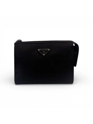 Prada 1082 Siyah Nylon Clutch Sağ Aksesur Erkek Çanta