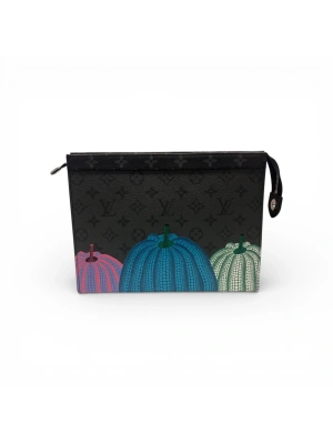 Lv 1103 Gri Desenli Clutch Erkek Çanta