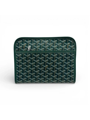 Goyard 1111 Fermuarlı Yeşil Erkek Çanta