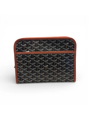 Goyard 1113 Fermuarlı Kahverengi Erkek Çanta