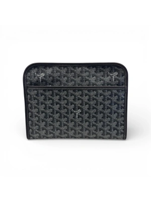 Goyard 1122 Fermuarlı Gri Erkek Çanta