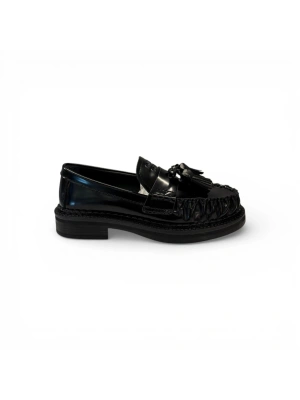 Miu 1184 Siyah Loafer Kadın Ayakkabı