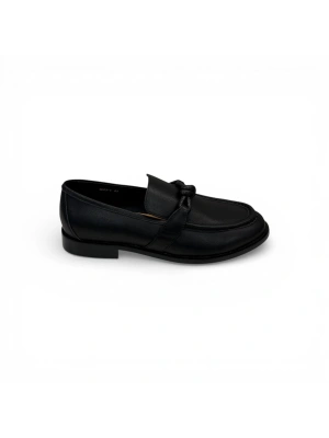 Bottega 1206 Siyah Loafer Erkek Ayakkabı