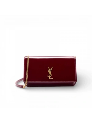 Ysl 257 Phone Bag Rugan Bordo Kadın Çanta