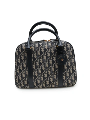 Dior 01 275-410 D-Vibe Bowling Bag 25*16*9,5 Medium Lacivert Kadın Çanta