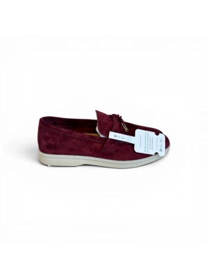 Lora 1248 Bordo Loafer Kadın Ayakkabı