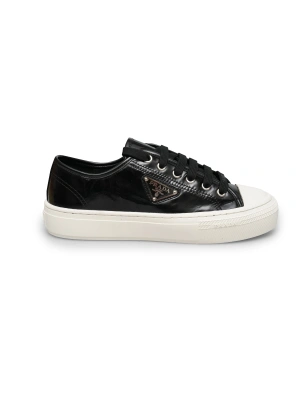 Prada 726 Parlak Sneakers Siyah Kadın Ayakkabı