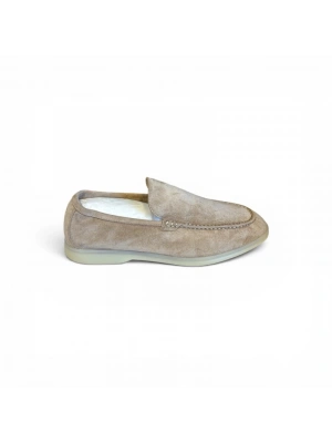 Lora 1282 Bej Loafer Erkek Ayakkabı