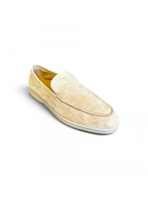 Loro 1325 Krem Loafer Erkek Ayakkabı