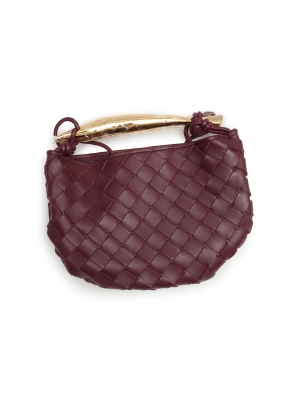 Bottega Sardine 12*20*2,5 Mini Bordo Kadın Çanta