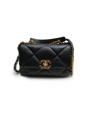 Chanel 19 16*26*9 Small Siyah Kadın Çanta