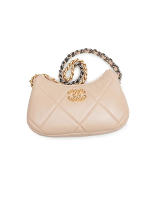 Chanel 23 Hobo 21*11*5 Mini Nude Kadın Çanta