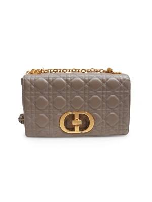 Dior Caro Bag 25,5*15,5*8 Medium Açık Kahve Kadın Çanta