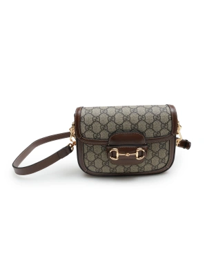 Gucci Horsebit Logolu Kahve Kadın Çanta