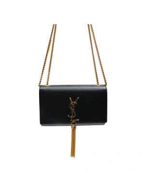 Ysl 246 Small Püsküllü Siyah Kadın Çanta
