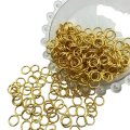 1.2x8 mm Sarı Metal Montaj Halkası | Toptan Altın Renk Anahtarlık Halkası
