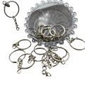 2.5CM EZME ANAHTARLIK ZİNCİRİ NİKEL