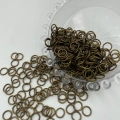 1x8 mm Antik Bakır/Antik Sarı Halka Bağlantı Aparatı (Takı Halkanız)