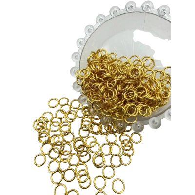 1.2x8 mm Sarı Metal Montaj Halkası | Toptan Altın Renk Anahtarlık Halkası