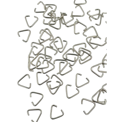 0.11 mm (1.1 mm) Gümüş Üçgen Bağlantı Aparatı (Halka)