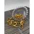 Paris Kanca / Döner Başlı Metal Klips – Altın / Sarı (12x11 mm Alt Gövde)