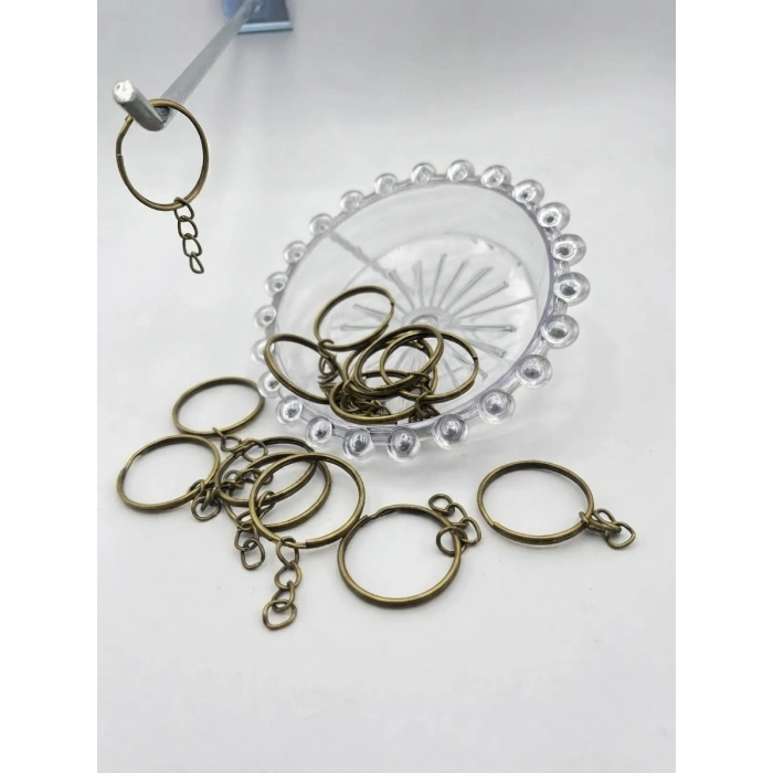 2,5CM ANTİK ANAHTARLIK ZİNCİRİ