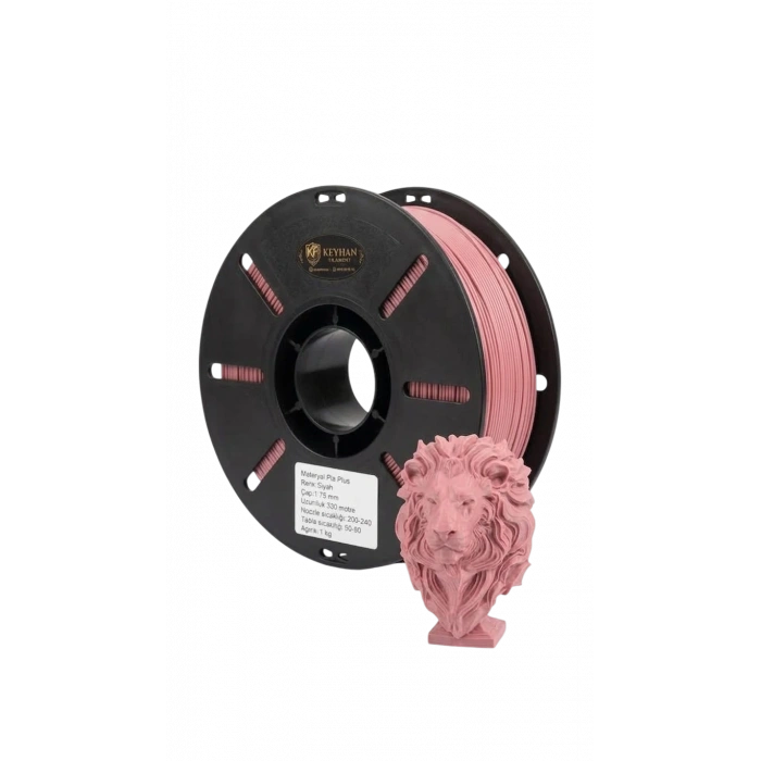 Keyhan Filament PLA Plus – Toz Pembe (1.75 mm / 1 kg)