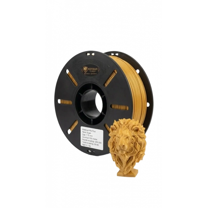 Keyhan PLA Plus Altın Sarısı Filament 1.75mm 1KG - Altın Sarısı