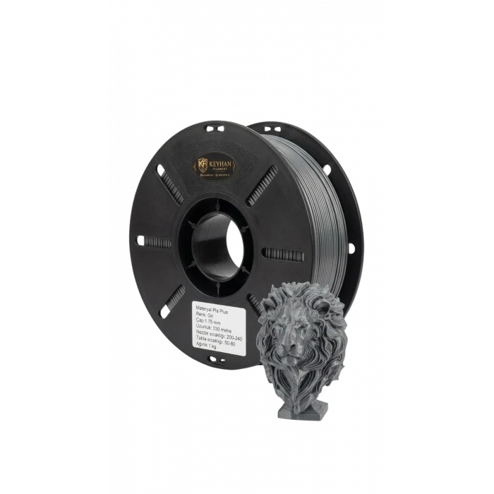 Keyhan PLA Plus Filament 1.75mm 1kg - Gri