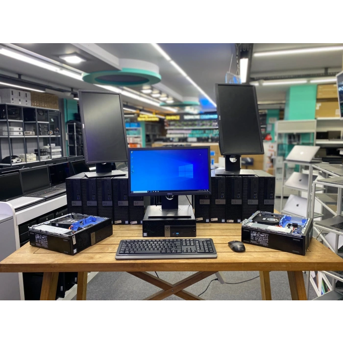 Dell OptipLex 7070 Sff (Yatay) i7 8700 16Gb Ddr4 Ram 512Gb M.2 Ssd O/B 20 Monitörlü Full Set 2.El 3Ay Garantili Masaüstü Ofis Bilgisayarı