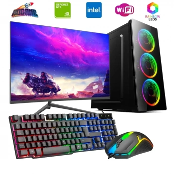 iNTEL i5 3N 16GB Ram 1TB SSD 4GB GTX1050TI 24 Monitörlü Oyun Bilgisayarı