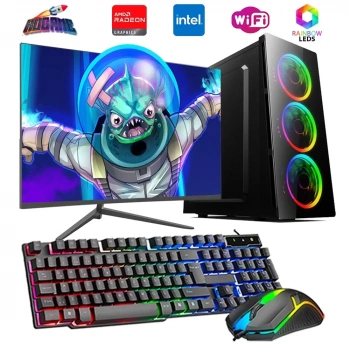 iNTEL i5 3N 8GB Ram 480GB SSD 4GB RX550 21.5 Monitörlü Oyun Bilgisayarı