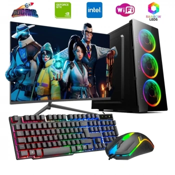 iNTEL i5 4N 8GB Ram 480GB SSD 4GB GT740 24 Monitörlü Oyun Bilgisayarı