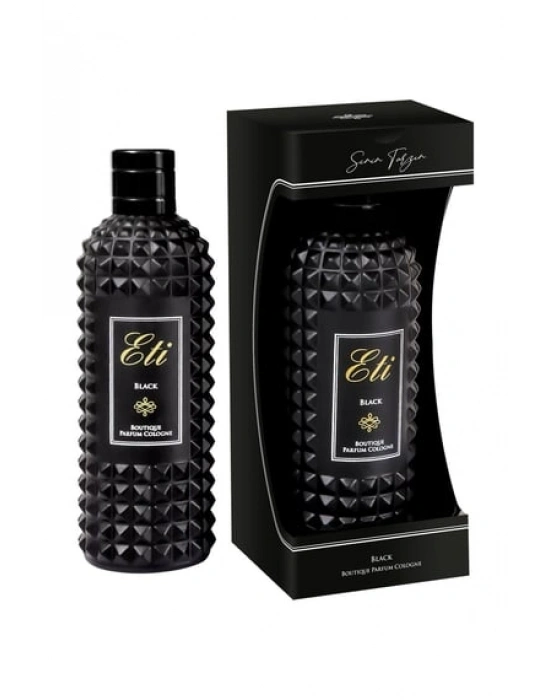 Boutique Parfüm Kolonya Black 300 ml Cam Şişe Kutulu