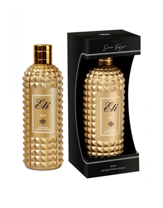 Boutique Parfüm Kolonya Gold 300 ml Cam Şişe Kutulu