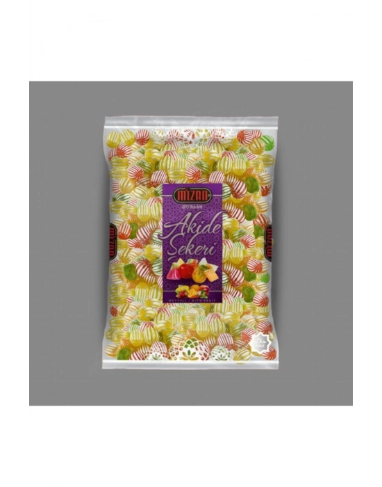 Mizan 350 gr Mini Çizgili Bonbon Akide Şekeri