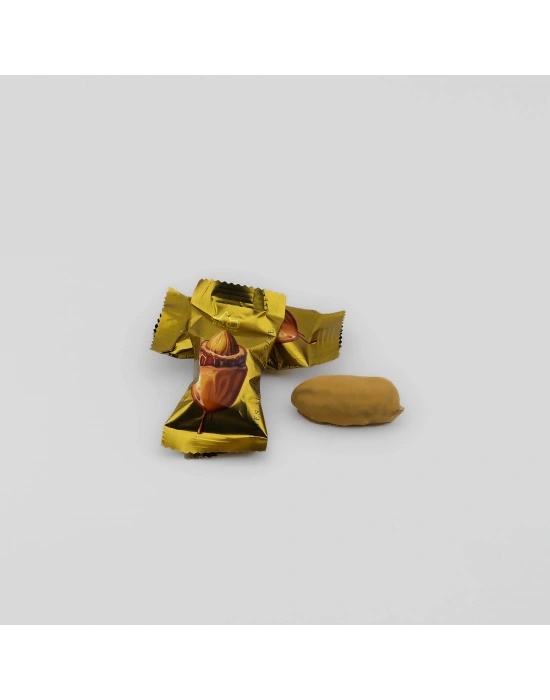 ÇİKOLATA KAPLI BADEMLİ HURMA (KARAMEL)