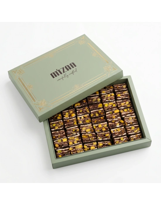 BİSKÜVİ KAPLI BİTTER ÇİKOLATALI BAKLAVA LOKUM 500GR