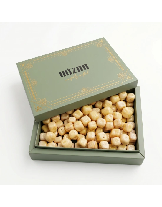 FİLDİŞİ ÇİKOLATA KAPLI KAVUN AROMALI LOKUM 500GR