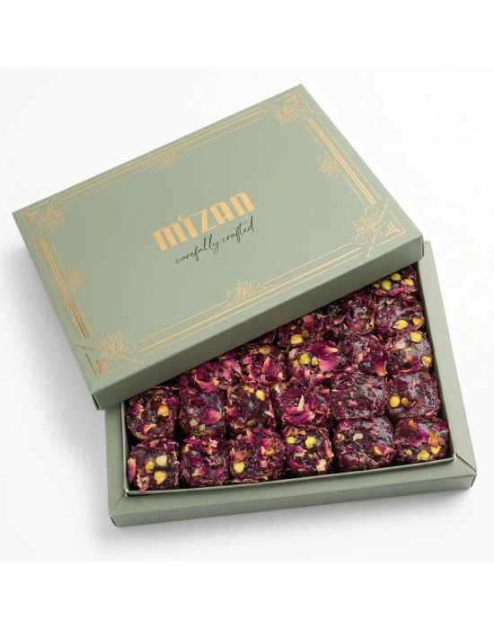 GÜL YAPRAKLI NAR AROMALI LOKUM 500GR