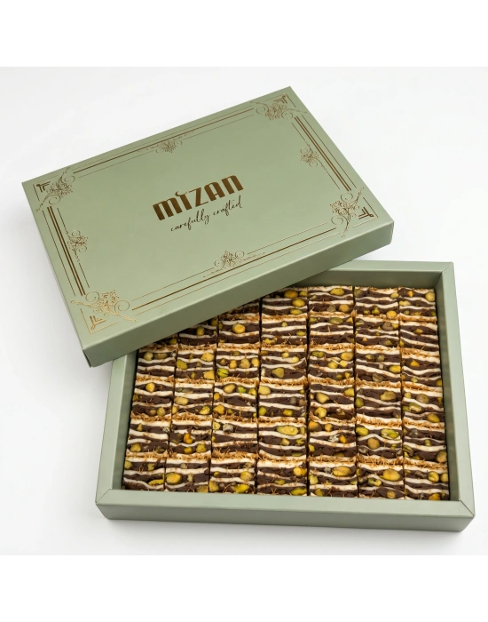 KADAYIF KAPLI ÇİKOLATALI BAKLAVA LOKUM 500GR