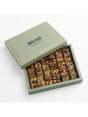 BİSKÜVİ KAPLI BİTTER ÇİKOLATALI BAKLAVA LOKUM 500GR