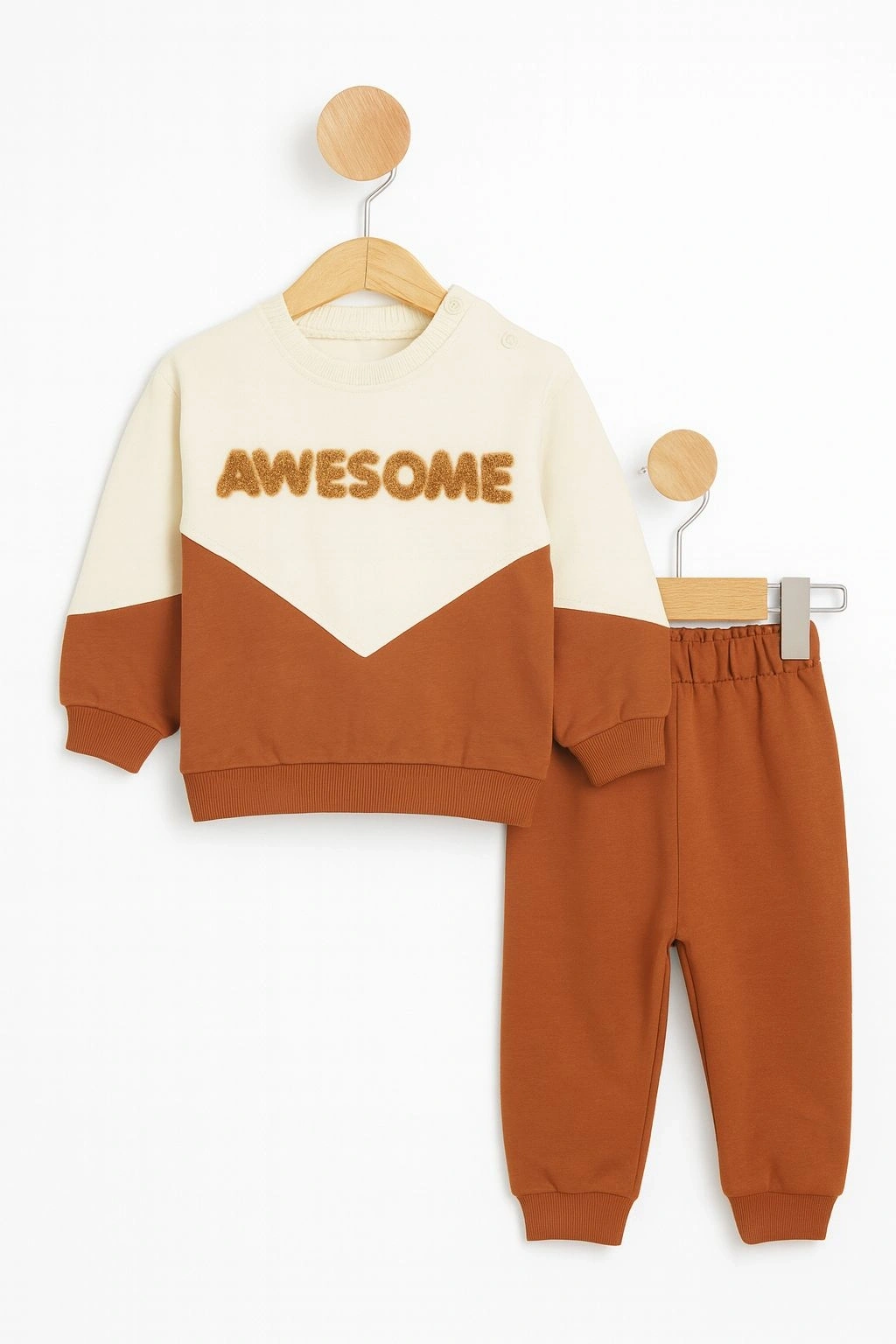 Awesome Baskılı Erkek Bebek Takımı